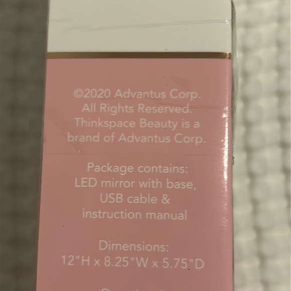 NIB LED Vanity Mirror By Thinkspace Beauty. - Picture 5 of 9